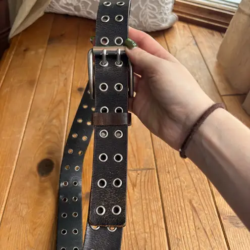 Black Leather Punk/Grunge Belt