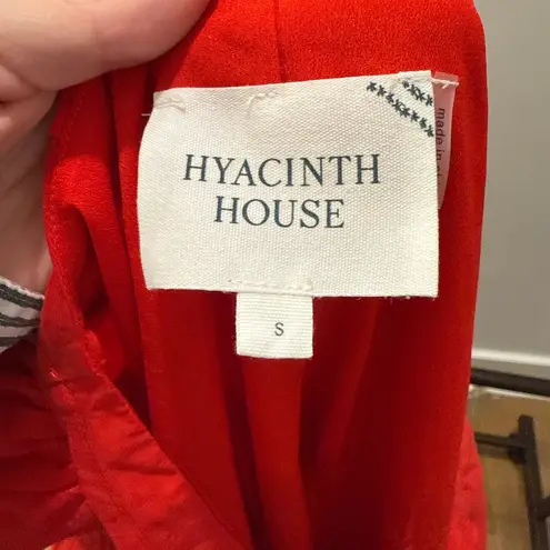 NWT HYACINTH HOUSE Ruby Taffeta Annalise Blouse