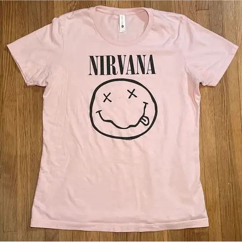 Nirvana  Pink Women's T-Shirt XL