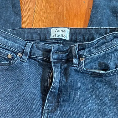 Acne Studios black denim skinny jeans