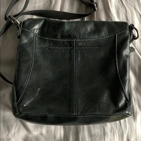 The Sak genuine black leather crossbody purse