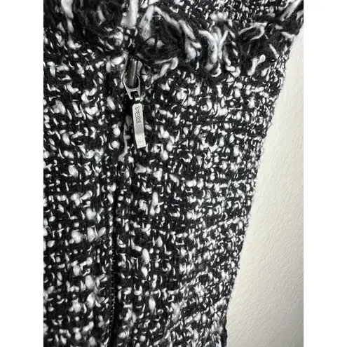 Maeve Mare Mare Anthropologie Crop Top Womens Medium Sleeveless Tank Tweed Fringe