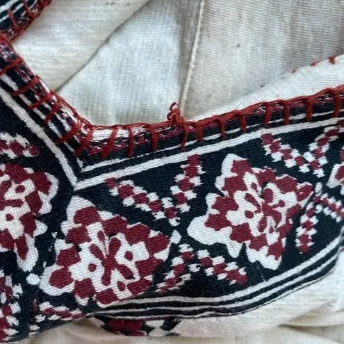 Lucky Brand NWOT  Cora Aztec diamond cute wide sleeve jersey top