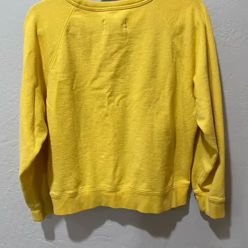 Everlane The Lightweight French Terry Crew Yellow Size L