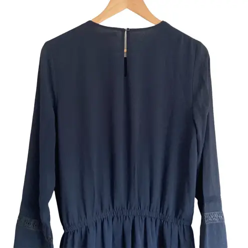 Gibson Latimer |Navy Drop Waist Dress Lace sz M