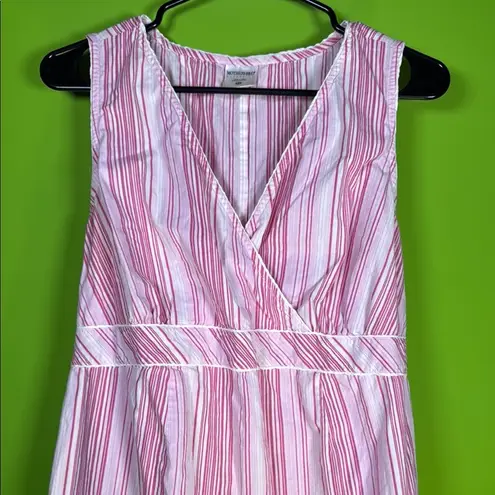 Motherhood Vintage Pink Sleeveless V-Neck Sundress