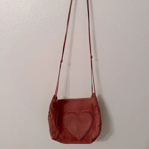 Gucci SS 2002  by Tom Ford Pink Suede Heart Flap Shoulder Bag