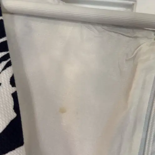 Rickie Freeman Teri Jon floral tank dress navy size 10 Blue