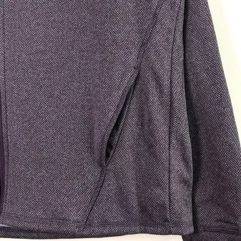 C9 Champion New Herringbone Fleece Track Jacket Full Zip Purple