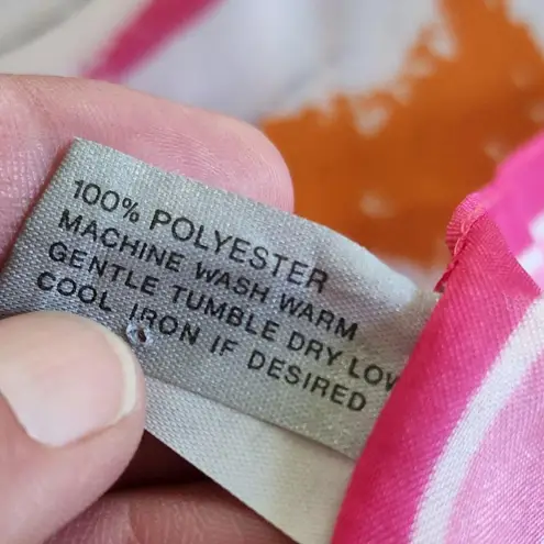 Elle Vintage Tres- multicolored quirimbas square scarf