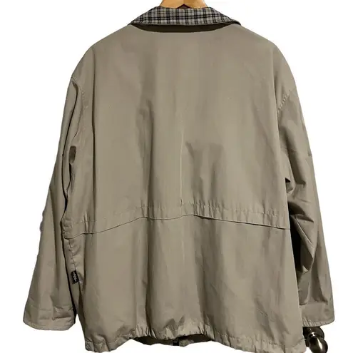 Izzi women Outerwear/Full Zip and Button Tanish Gray Coat, Womens Size 1X