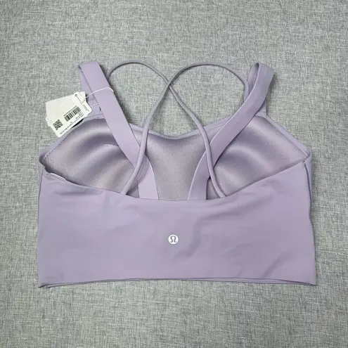 Lululemon  Like a Cloud Longline Bra D/DD Lilac Ether 10 NWT