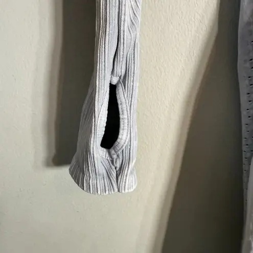 FP Movement Free People Good Karma Long Sleeve Jumpsuit Women's M/L Ice Gray NWT Size undefined