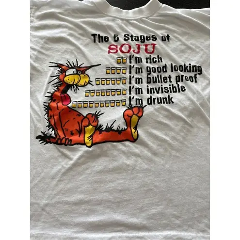 Bill The Cat TShirt single stitch size S Red