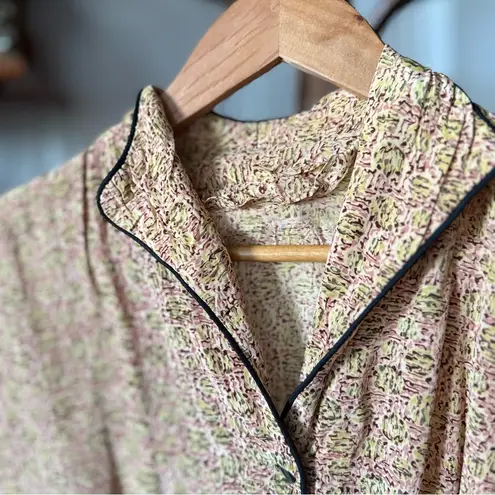 Handmade Vintage 1950s Button-Down Day Dress