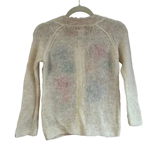 Forever 21  VINTAGE Y2K FLORAL EMBROIDERED CARDIGAN