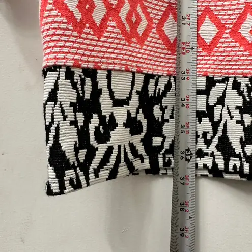 Yoana Baraschi Anthropologie Dress Medium Midi 3/4 Multicolor Bodycon Geometric