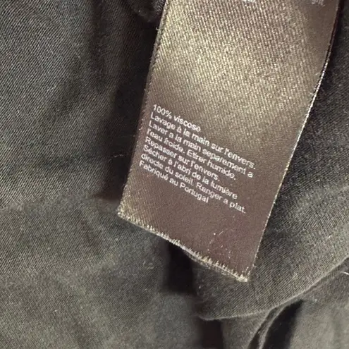 ALLSAINTS Jayda Jersey Dress Black Sleeveless Tie Waist Casual Womens Small