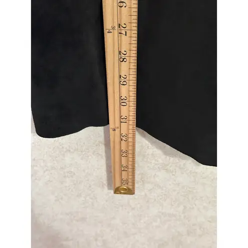 Caslon Womens 1X Black Genuine Suede Leather Jacket Blazer Coat Career Workwear