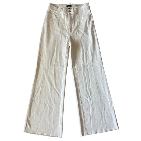 DL1961 Hepburn Wide Leg High Rise Vintage 33” in Eggshell Size 30