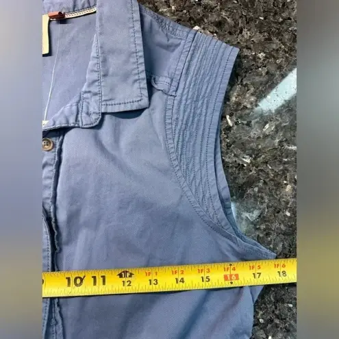 Anthropologie  | Pilcro | Denim Collared Shirt Midi Dress Size 10 Medium M NWT