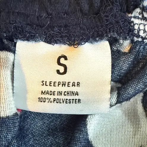 Navy Polar Bear Pajama Pants Size Small Unisex NEW Blue