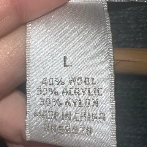 Kenar Gray Women’s Cardigan Wool Blend Size Large