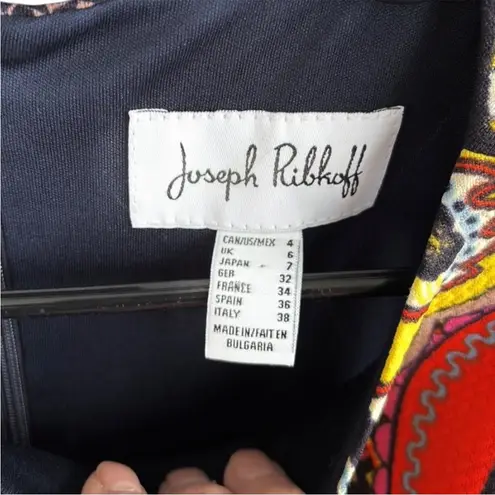 Joseph Ribkoff EUC Floral Stretch Dress Size 4