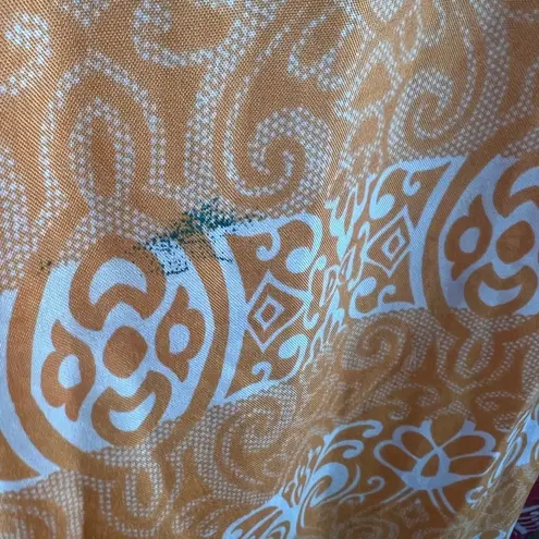 Pure Rock Vibrant Boho Swim Cover Caftan or Mumu – Free Size Orange Size undefined