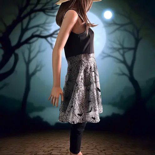 Spirit Halloween Fit & Flare Dress. Cosplay. Goth. Halloween Party. Size Large