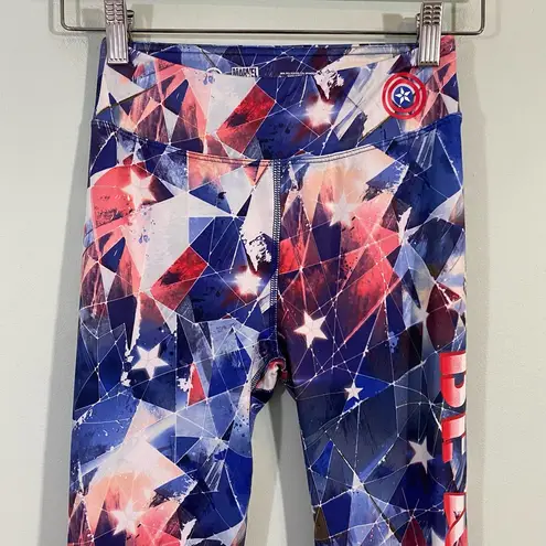 Her Universe Marvel By  Captain America Cropped Athletic Leggings Size S