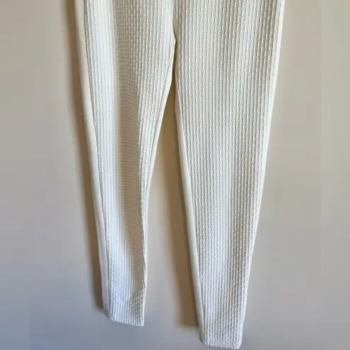 Anne Fontaine Nilo Pant in Moon White Milano Knit Leggings