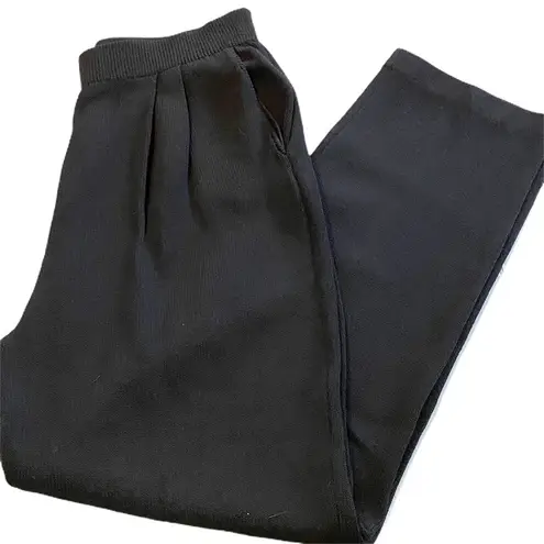 St. John Basics Black Santana Knit Pants Size 4