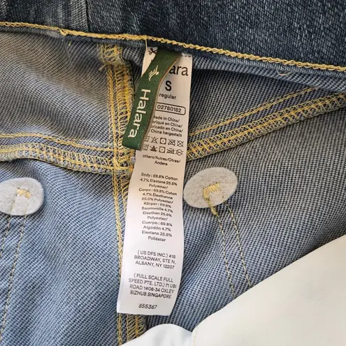 Halara Flex High-Waisted Pockets Straight Leg Washed Casual Jean Size Small