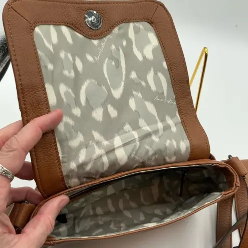 Aimee Kestenberg A Nice Rare Vintage Brown Leather Crossbody Handbag