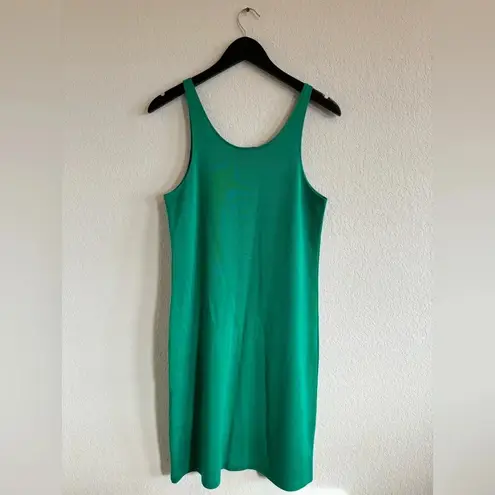 Ralph Lauren Purple Label Medium Polo Pony Logo Tank Dress Green Purple