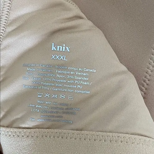 KNIX The One&Only Scoop Bra in Warm Sand Size XXXL 42A
