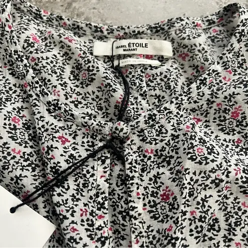 Isabel Marant Étoile Marili Ruched Blouson-Sleeve Dress, Size US4|FR34 New w/Tag