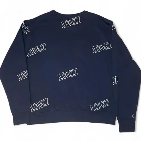 LHP HBCU Howard University Bison 1867 Navy Blue Crewneck Sweatshirt Size Large