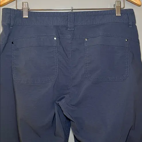 Title Nine Women’s Big B Pants Ripstop Hiking Active Pant Midnight Blue Size 12