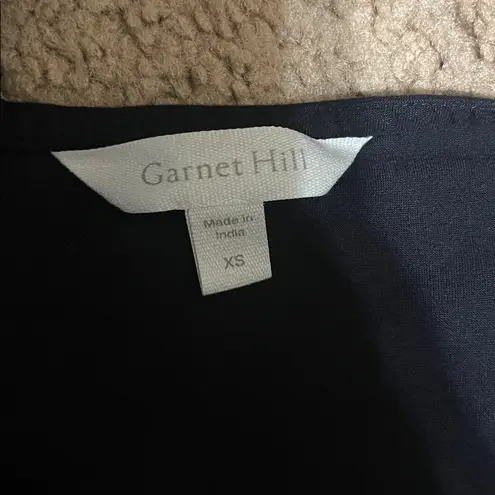 Garnet Hill Wide Leg Relaxed Fit Adjustable Strap Viscose Jumpsuit Black XS