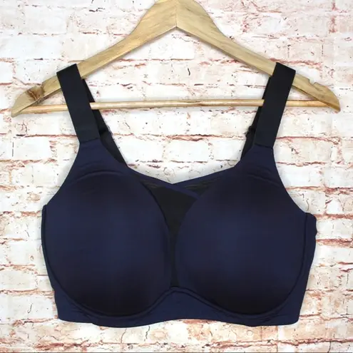 Lane Bryant Livi by  | Navy/Black Wire-Free Workout Bra