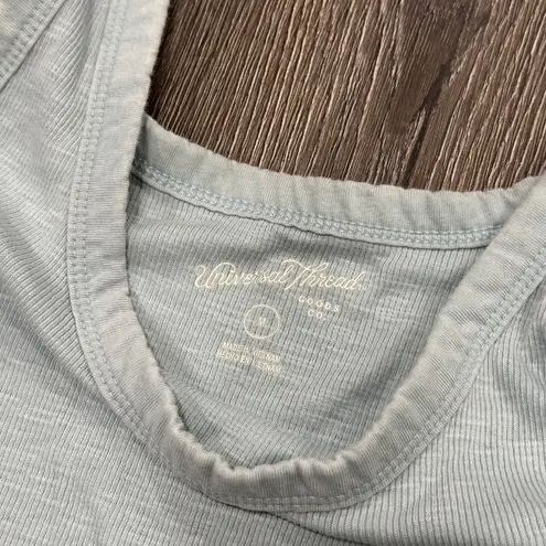 Universal Threads Universal Thread Tank Top Bundle - Light Blue & Grey, Size Medium