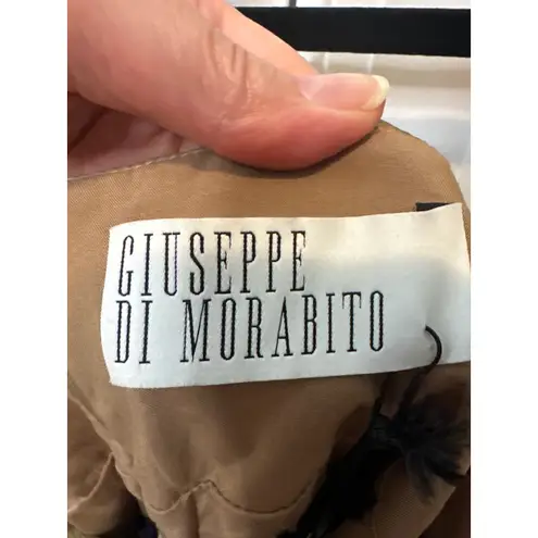 Giuseppe Di Morabito NWT Silk Ruched Halter Mini Dress IT 38 US 6 Olive Green