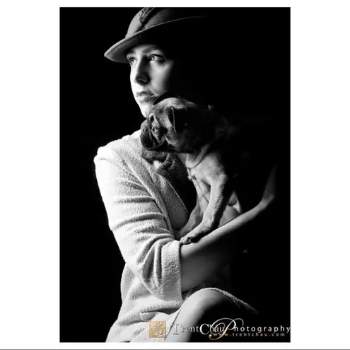 Vtg 1960s wool skirt suit cream Green Size 4