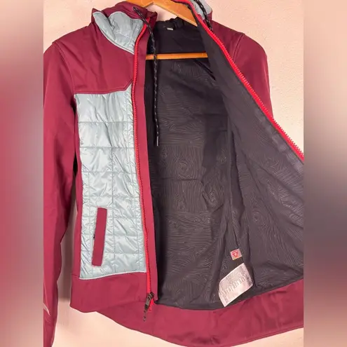 Pearl Izumi Women's XS Versal Quilted Hoodie Cycling Jacket Primaloft Colorful