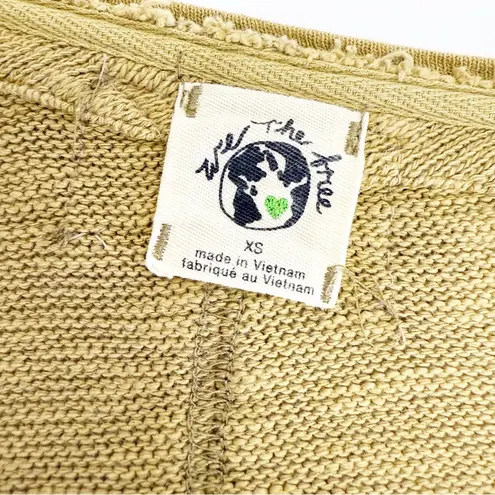 Free People  X We The Free Golden Road Cardigan Curly Willow Mustard Olive Crop