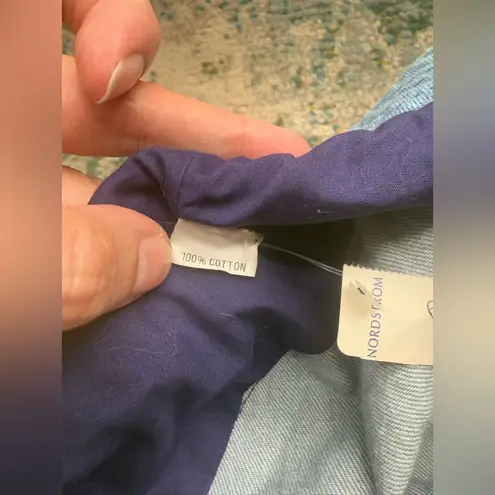 NOS 90s Nordstrom Carole Amper denim floral Blossom bucket hat Pink