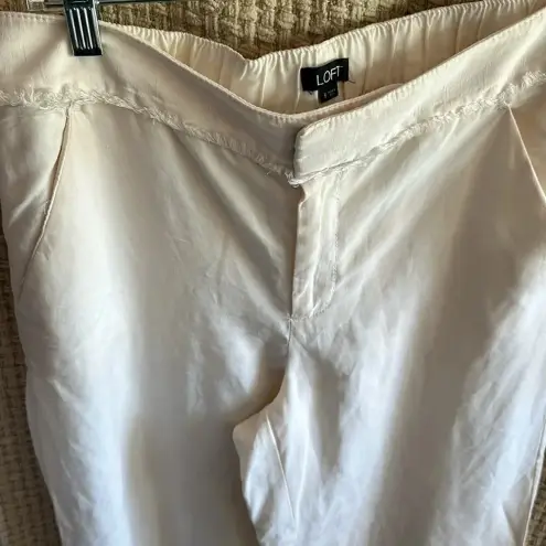 Loft  Womens pants Small white