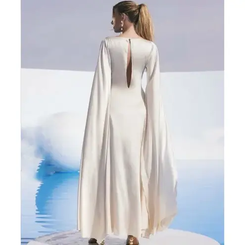 Cult Gaia 100% silk Shaine Gown in Quartz NEW